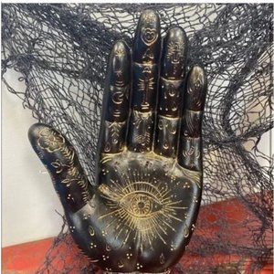 Large Gypsy Fever Tarot Fatima Ceramic Hand